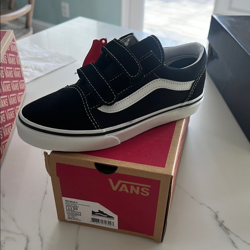 Vans Kids Black Sneakers